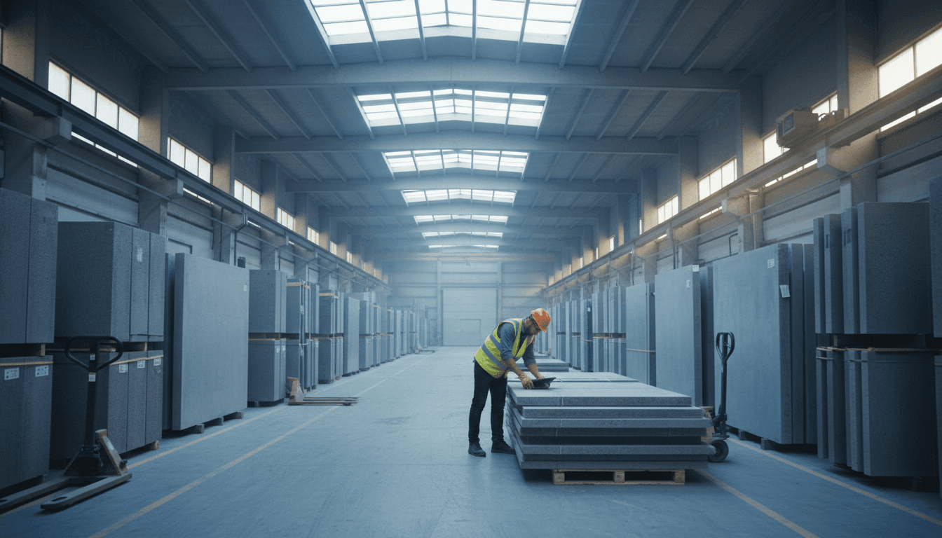 Row of compactors and concrete saws